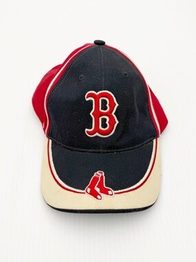 MLB Fan Favorite Boston Red Sox Adjustable Baseball Cap Hat